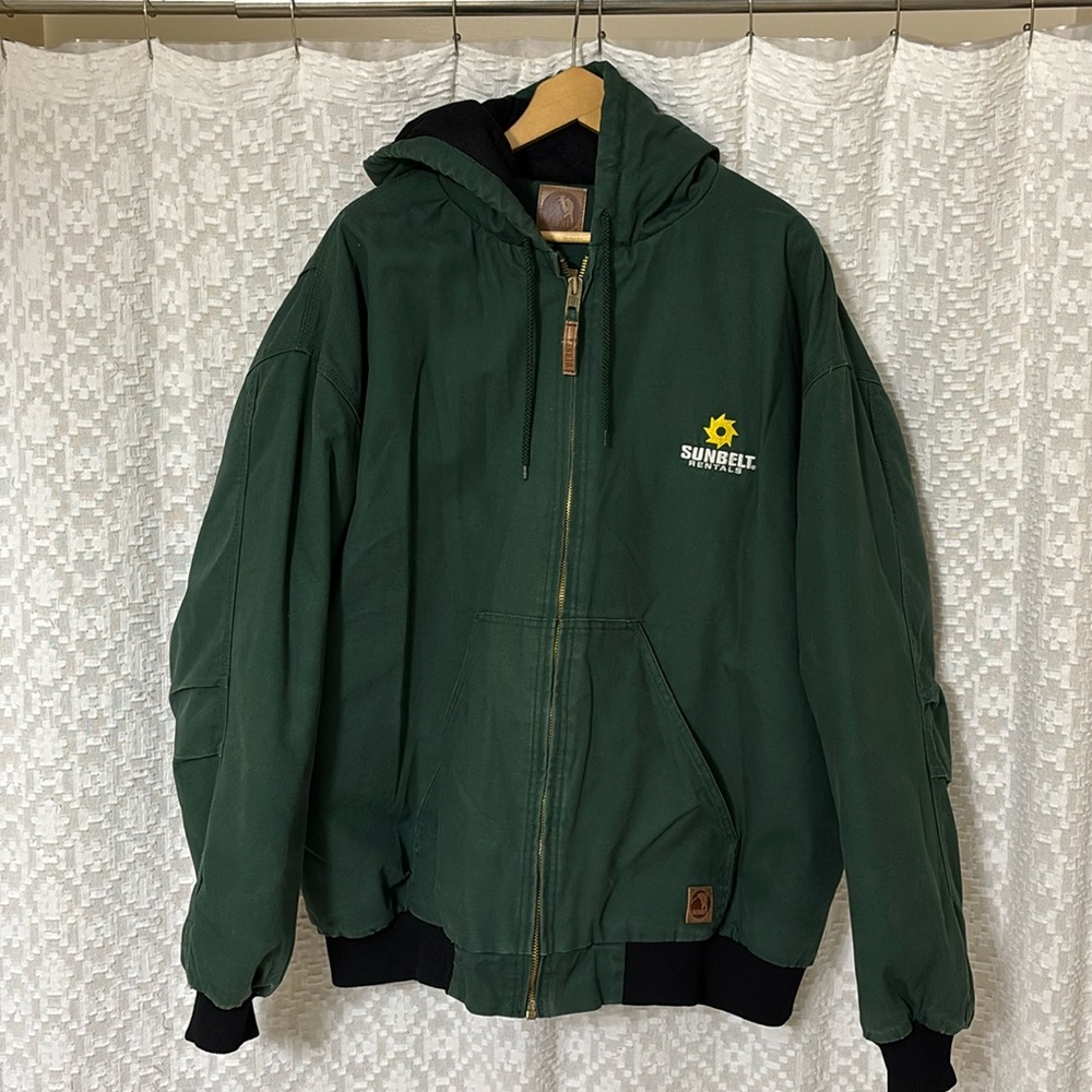 EUC Vintage Green Duck Work Jacket Berne